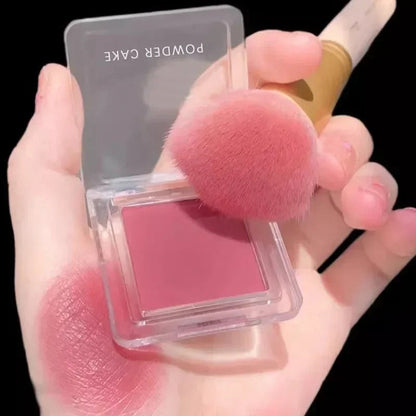 Face Blusher Matte Natural Cheek Tint Brighten Face Waterproof Face